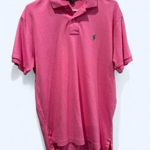 polo pink collar